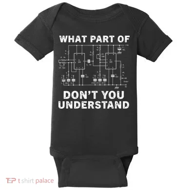 Electrical Engineer Funny Engineering Sarcasm Baby Bodysuit