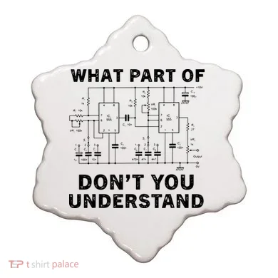 Electrical Engineer Funny Engineering Sarcasm Ceramic Ornament