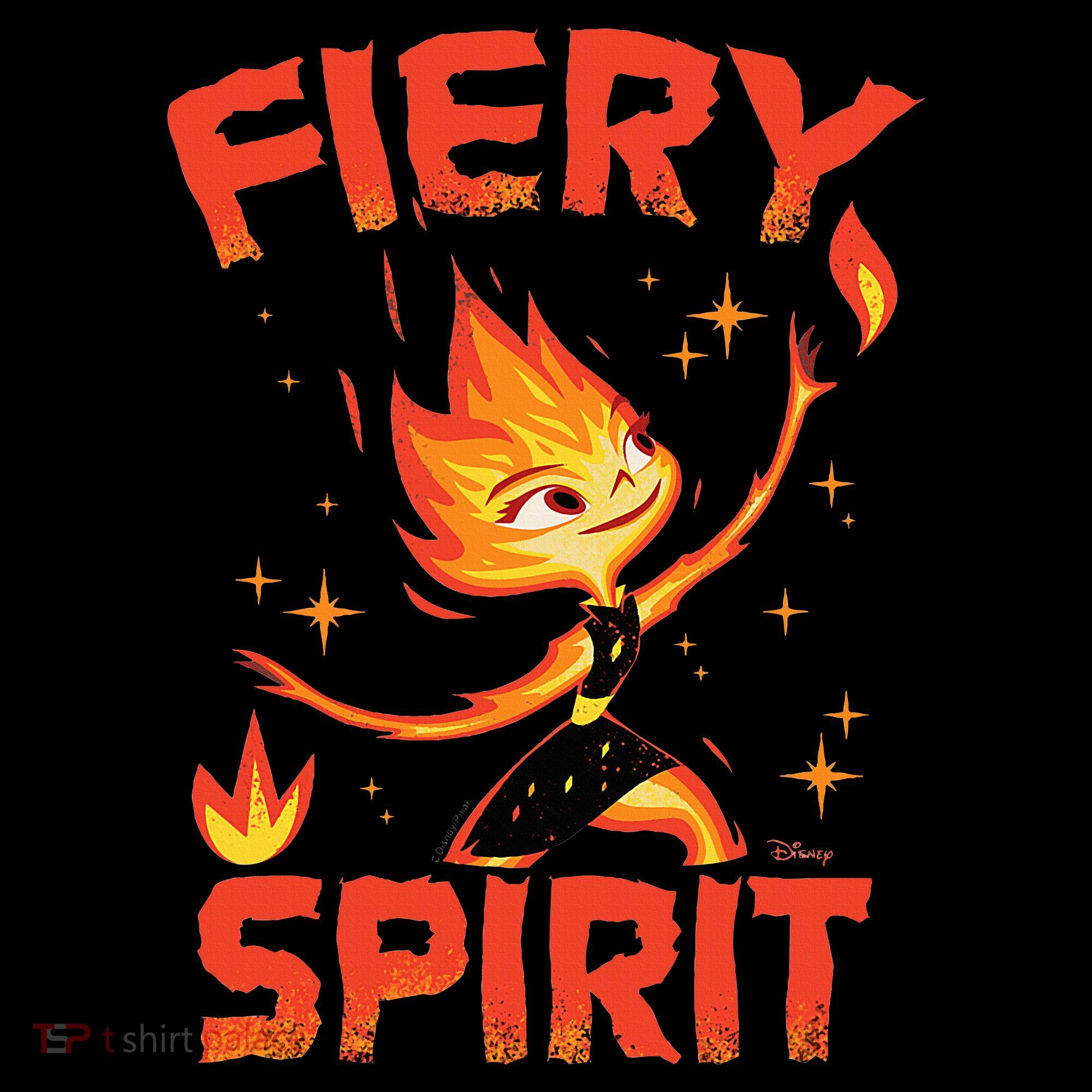 Elemental Ember Fiery Spirit Bucket Hat