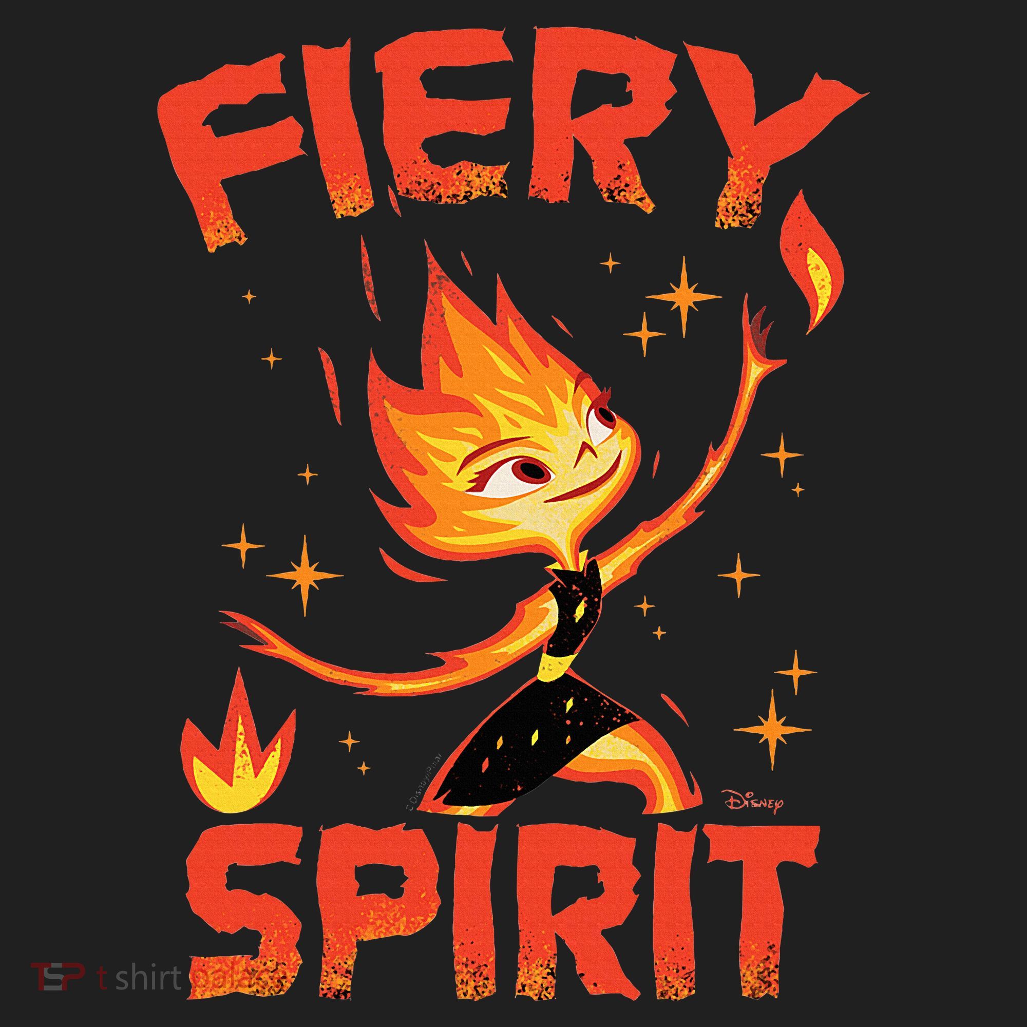 Elemental Ember Fiery Spirit Tumbler