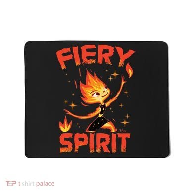 Elemental Ember Fiery Spirit Mousepad