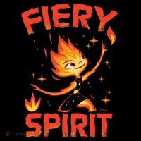 Elemental Ember Fiery Spirit Mousepad thumb 1