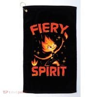 Elemental Ember Fiery Spirit Golf Towel thumb 0