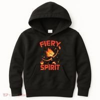 Elemental Ember Fiery Spirit Kids Hoodie thumb 0
