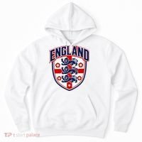 England English Flag Crest Soccer Fan Hoodie thumb 0