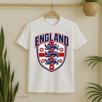 England English Flag Crest Soccer Fan T-Shirt thumb 2