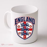 England English Flag Crest Soccer Fan Coffee Mug thumb 0