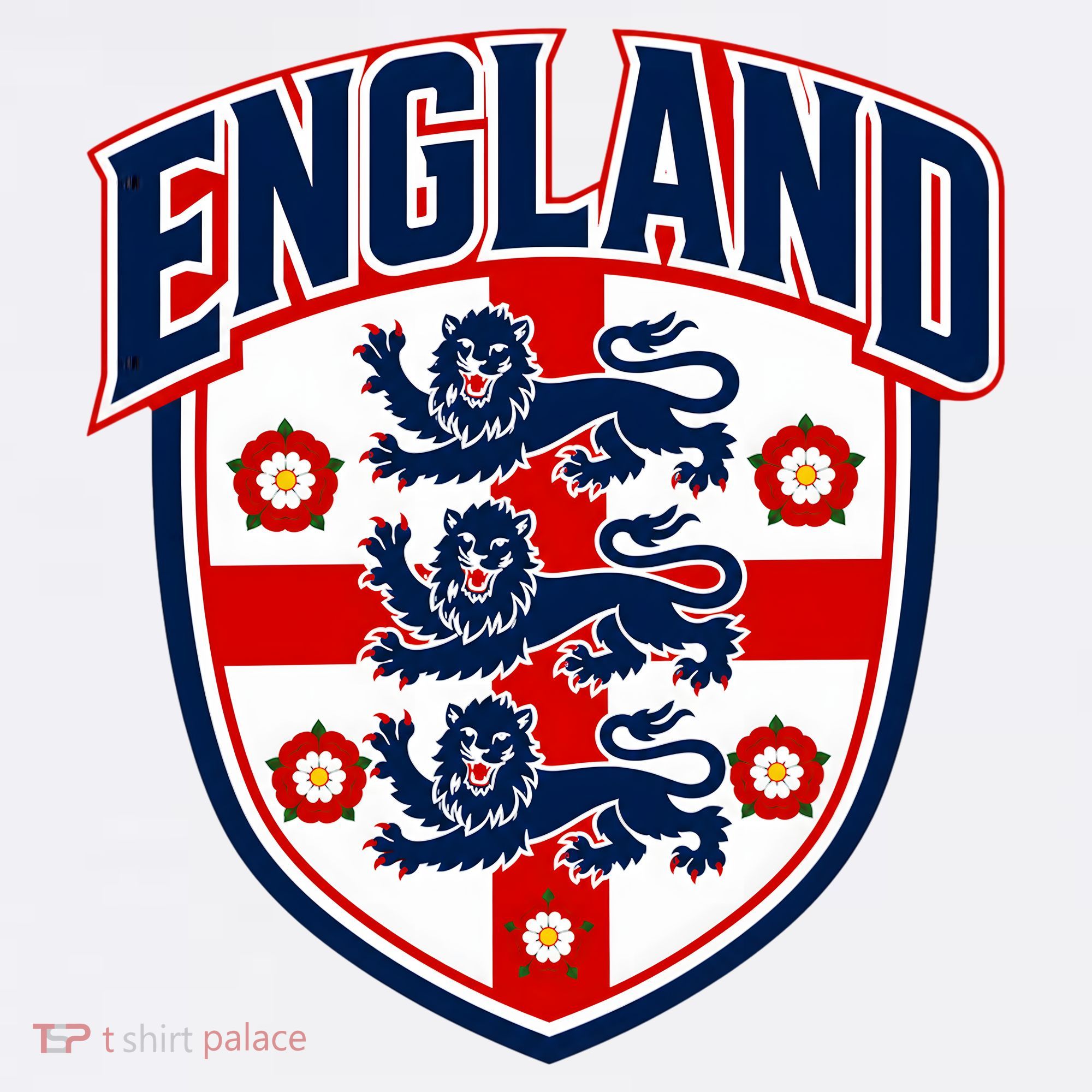 England English Flag Crest Soccer Fan Mousepad