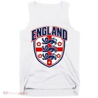 England English Flag Crest Soccer Fan Tank Top thumb 0
