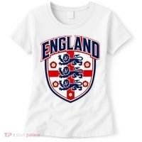 England English Flag Crest Soccer Fan Women's T-Shirt thumb 0