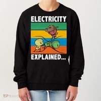 Electricity Explained Funny Women's Sweatshirt thumb 0