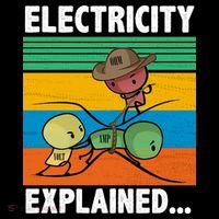 Electricity Explained Funny Apron thumb 3