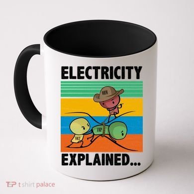 Electricity Explained Funny Coffee Mug