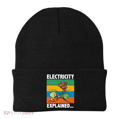 Electricity Explained Funny Beanie