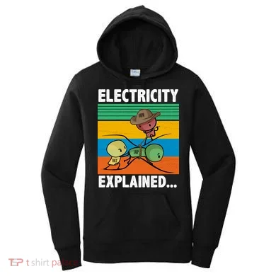 Electricity Explained Funny Women's Hoodie