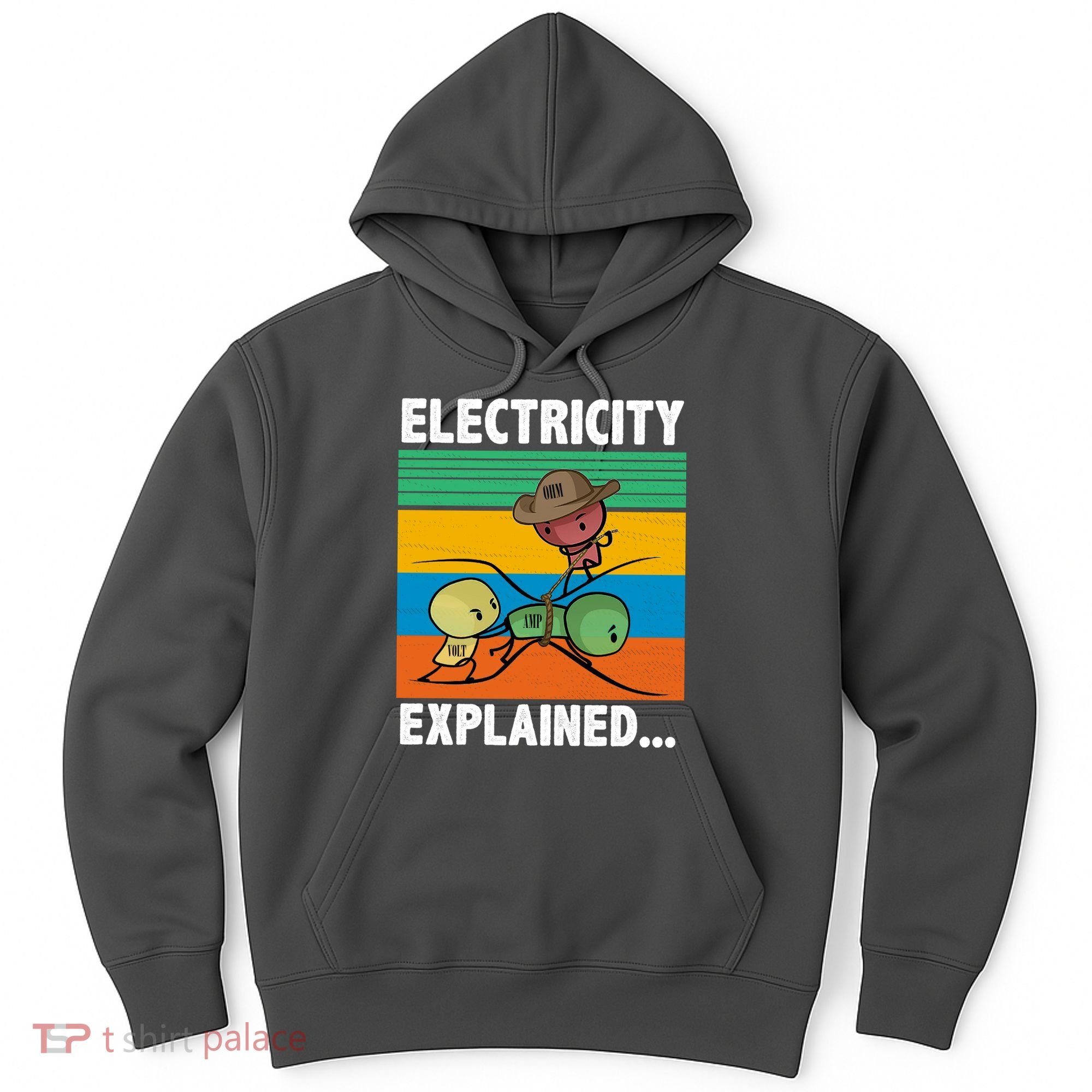 Electricity Explained Funny Hoodie