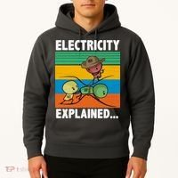 Electricity Explained Funny Hoodie thumb 2