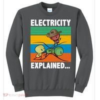 Electricity Explained Funny Sweatshirt thumb 0