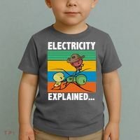 Electricity Explained Funny Toddler T-Shirt thumb 2