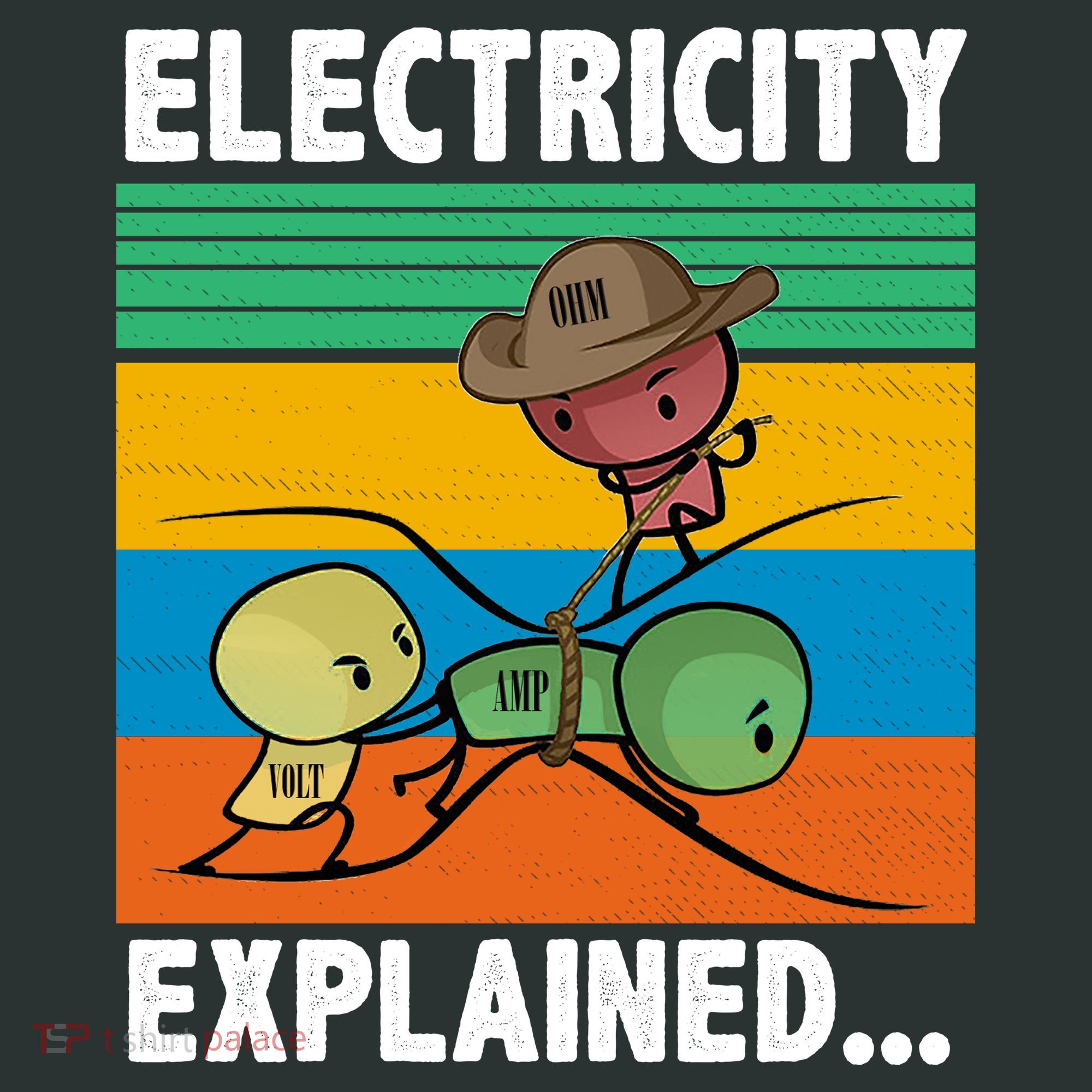 Electricity Explained Funny Women's Long Sleeve Shirt