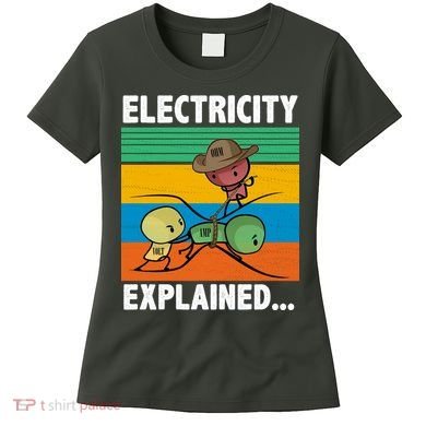 Electricity Explained Funny Women's T-Shirt