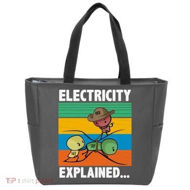Electricity Explained Funny Tote Bag