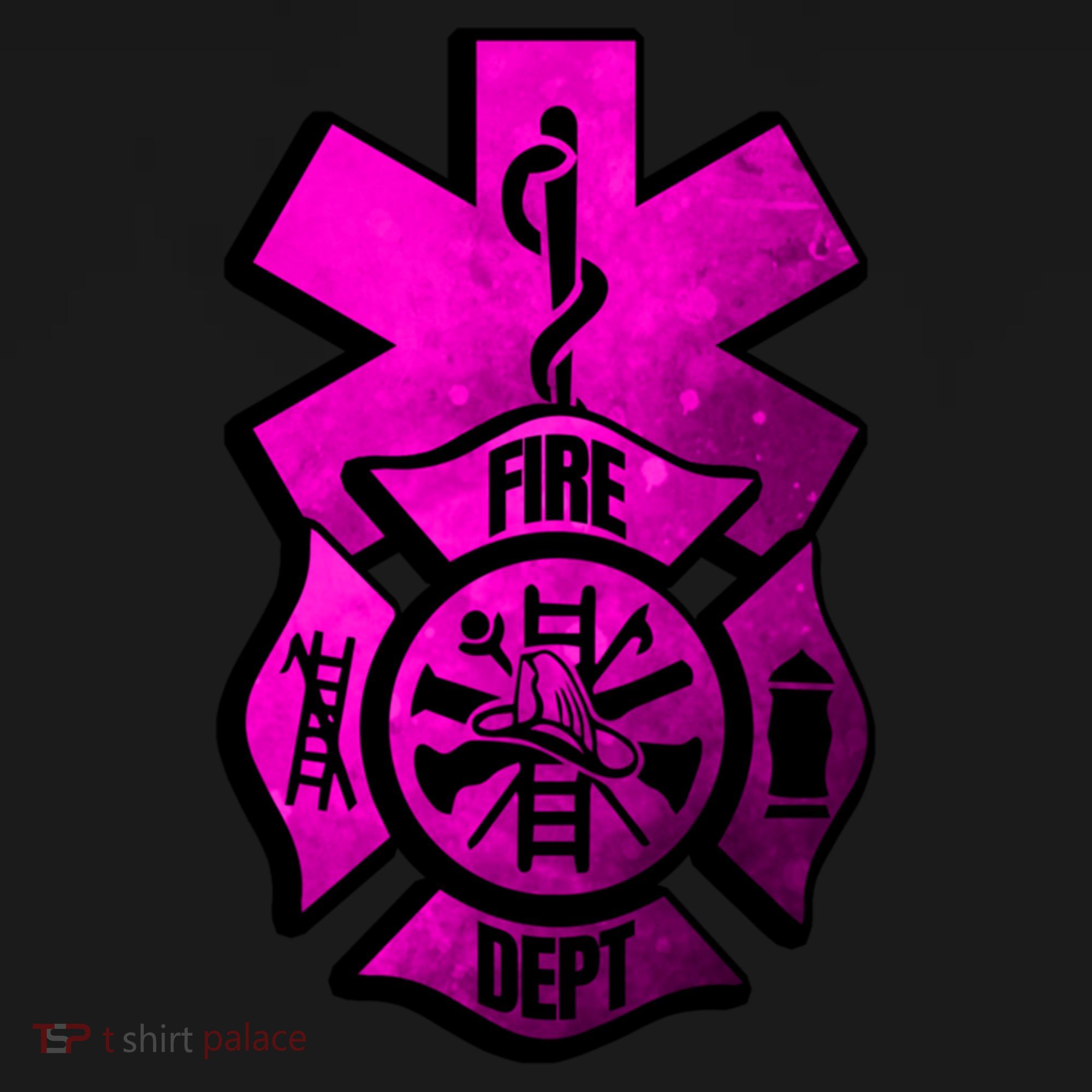 Emt Ems Fire Rescue Pink Usa Firefighter American Paramedic Gift Doggie Tank