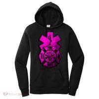 Emt Ems Fire Rescue Pink Usa Firefighter American Paramedic Gift Women's Hoodie thumb 0