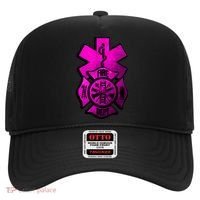 Emt Ems Fire Rescue Pink Usa Firefighter American Paramedic Gift Hat thumb 0