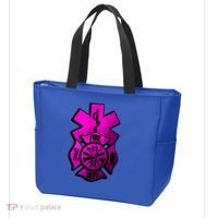 Emt Ems Fire Rescue Pink Usa Firefighter American Paramedic Gift Tote Bag thumb 3