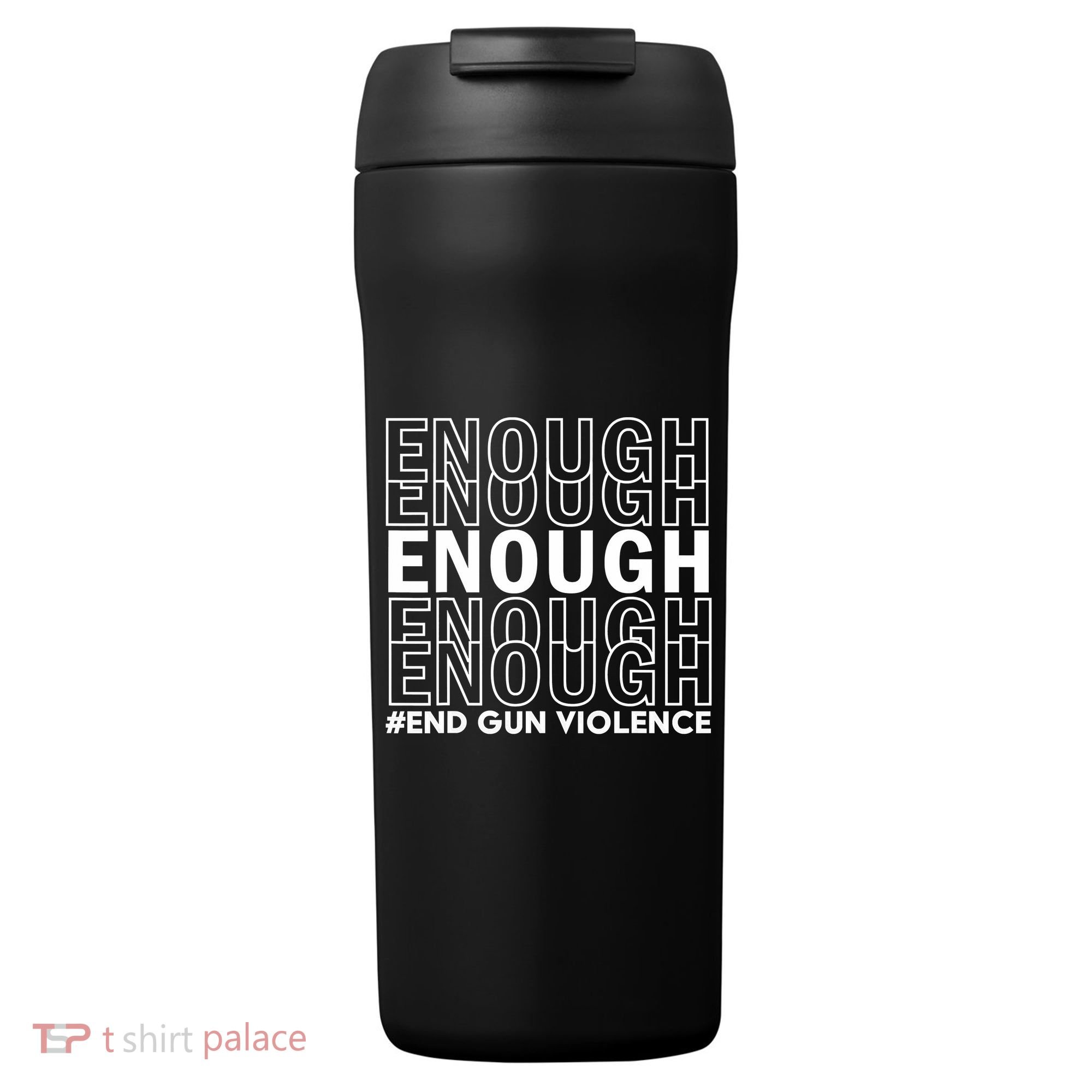 Enough End Gun Violence Awareness Day Wear Orange 24oz Duet Stainless Steel Tumbler