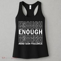 Enough End Gun Violence Awareness Day Wear Orange Women's Tank Top thumb 3