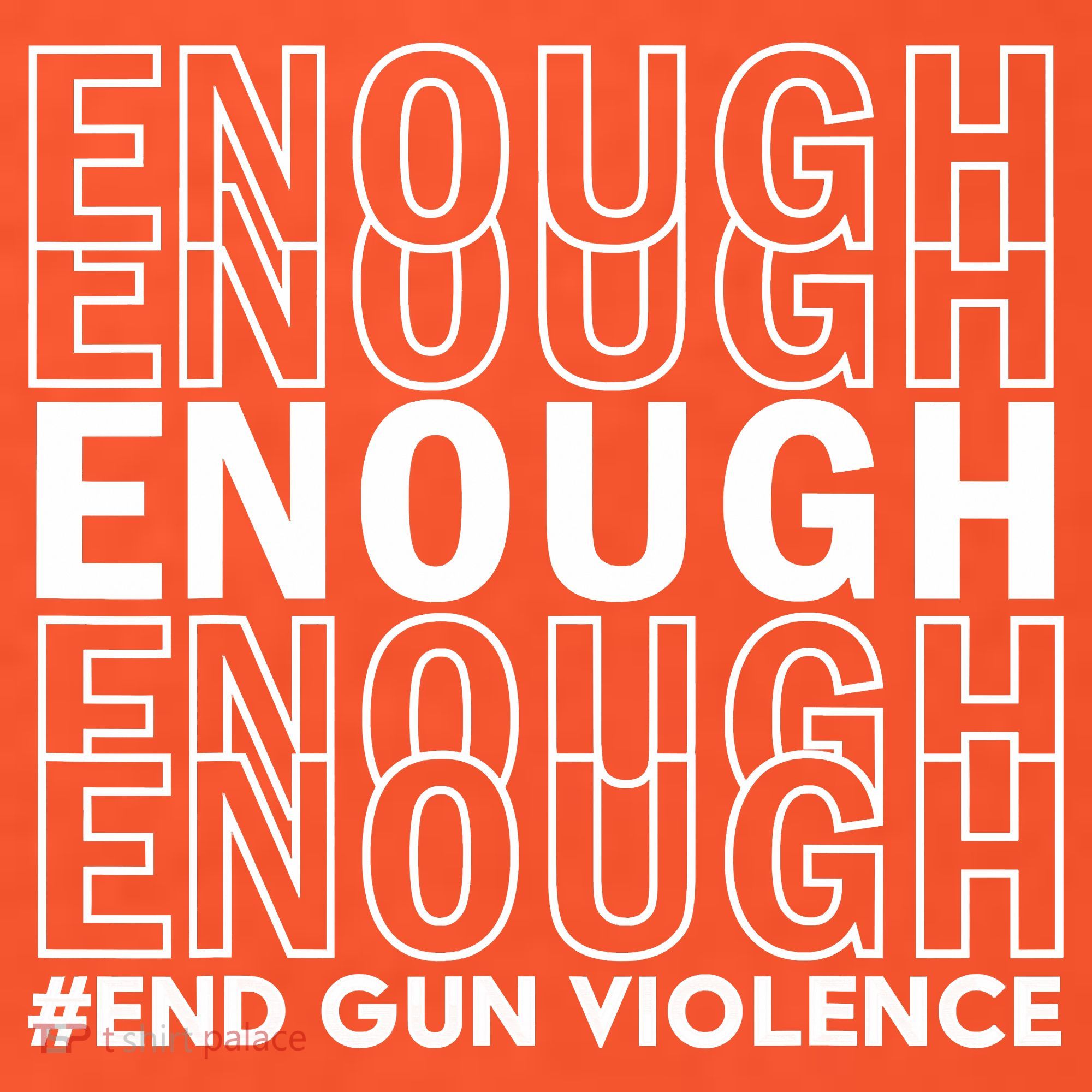 Enough End Gun Violence Awareness Day Wear Orange Visor