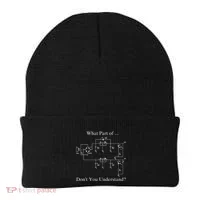 Electrical Engineer Gift Funny Technology Sarcasm Beanie thumb 0