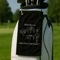Electrical Engineer Gift Funny Technology Sarcasm Golf Towel thumb 2