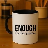 Enough End Gun Violence No More Guns Coffee Mug thumb 4