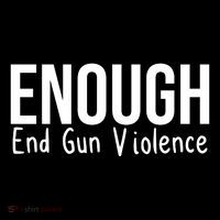 Enough End Gun Violence No More Guns Ornament thumb 1