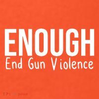 Enough End Gun Violence No More Guns USA-Made Doggie Bandana thumb 2