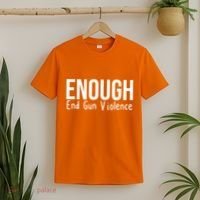 Enough End Gun Violence No More Guns T-Shirt thumb 2