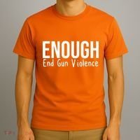Enough End Gun Violence No More Guns T-Shirt thumb 3