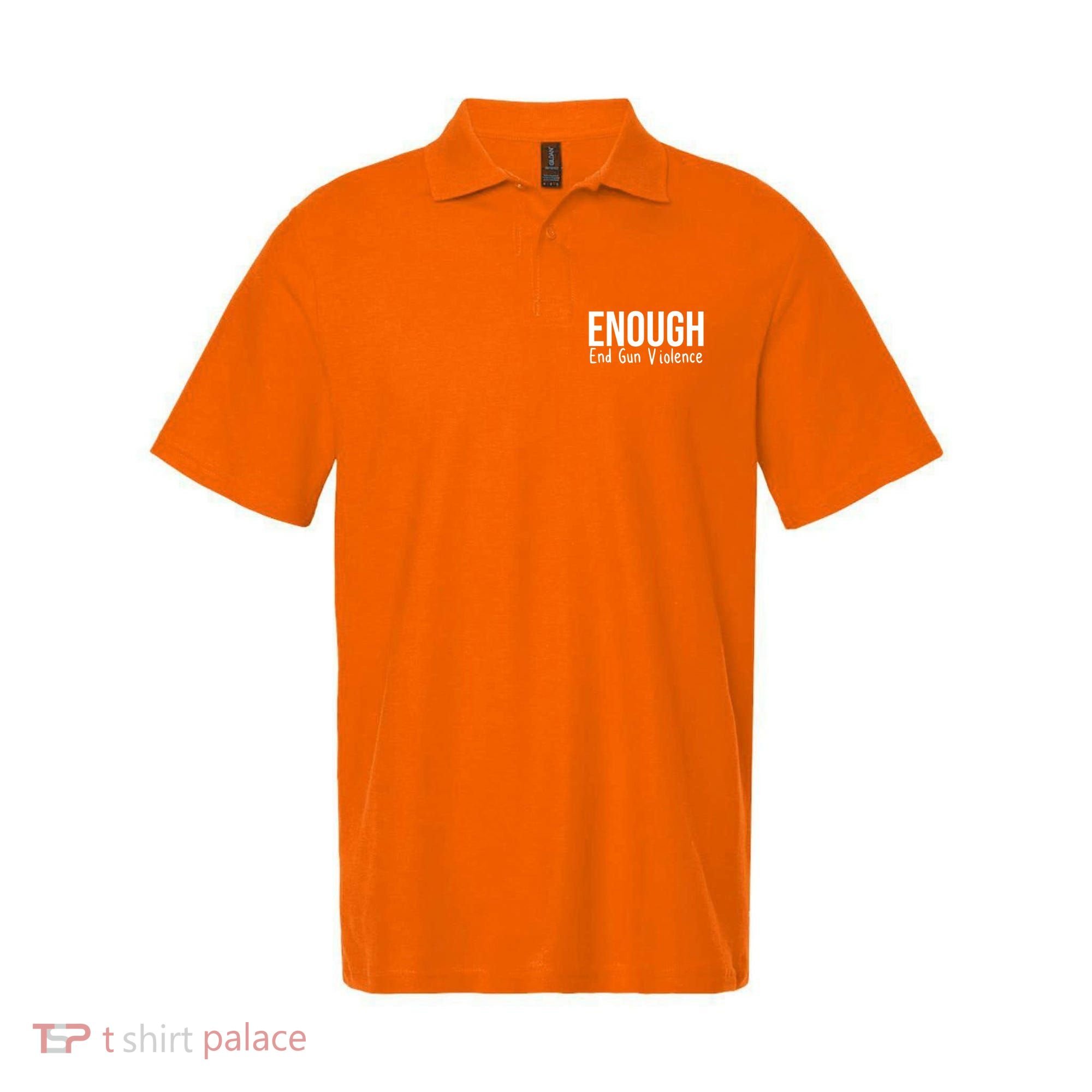 Enough End Gun Violence No More Guns Polo