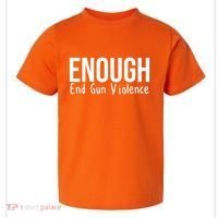 Enough End Gun Violence No More Guns Toddler T-Shirt thumb 0