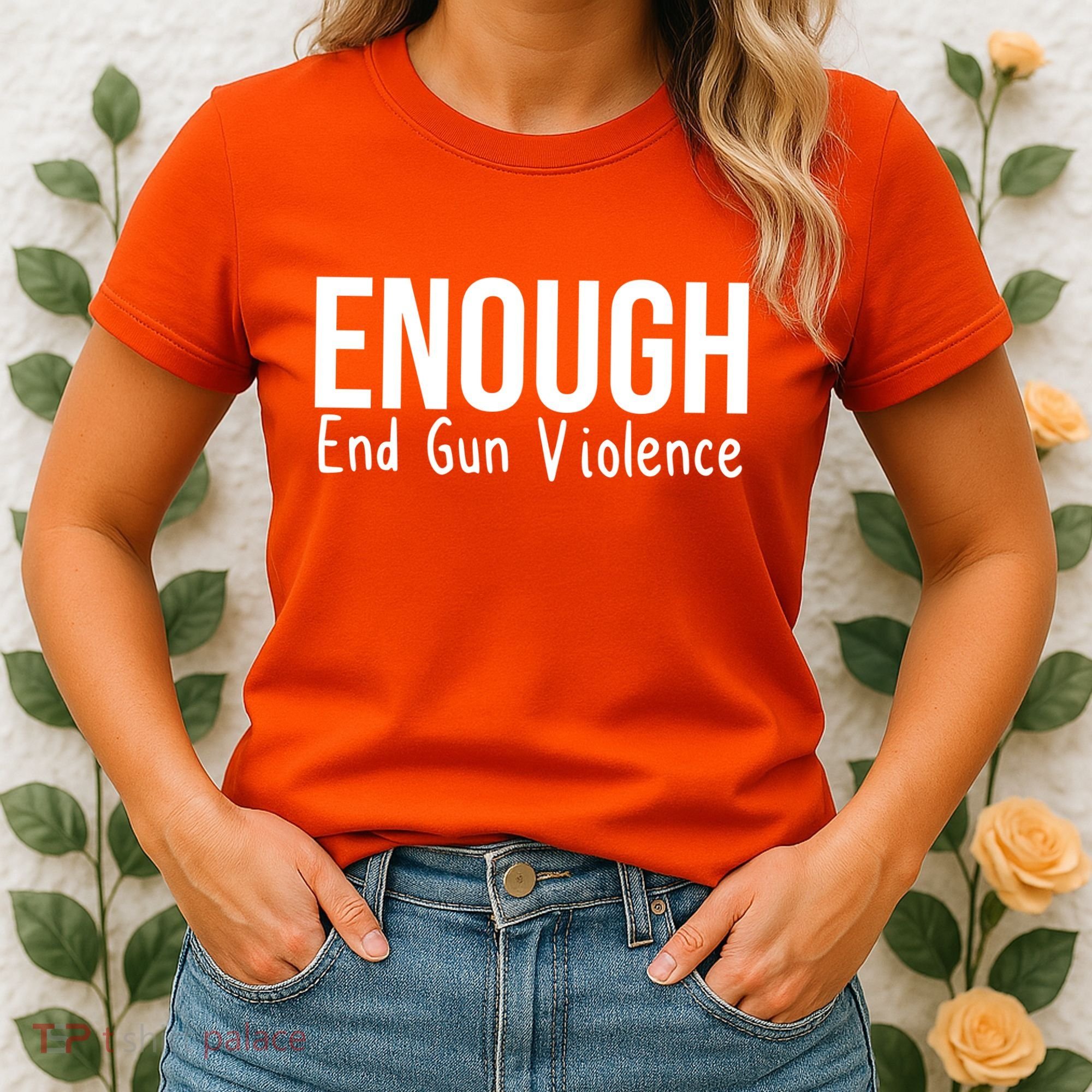 Enough End Gun Violence No More Guns Women's T-Shirt