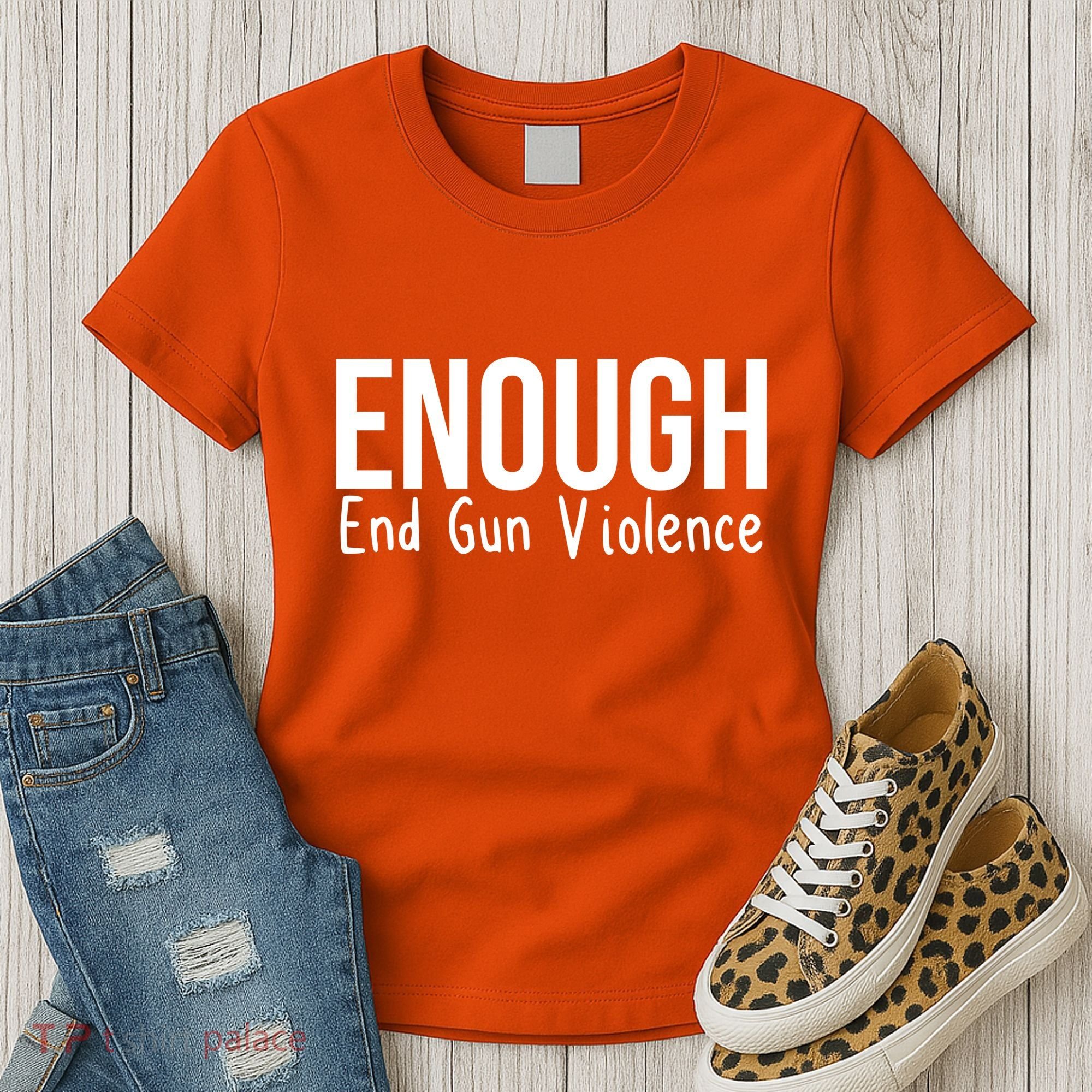 Enough End Gun Violence No More Guns Women's T-Shirt