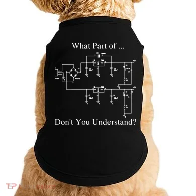 Electrical Engineer Gift Funny Engineering Sarcasm Doggie Tank