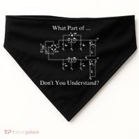 Electrical Engineer Gift Funny Engineering Sarcasm USA-Made Doggie Bandana thumb 0