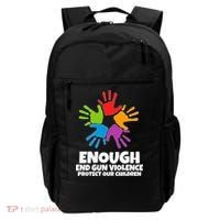 Enough End Gun Violence Protect Our Children Handprint Backpack thumb 0