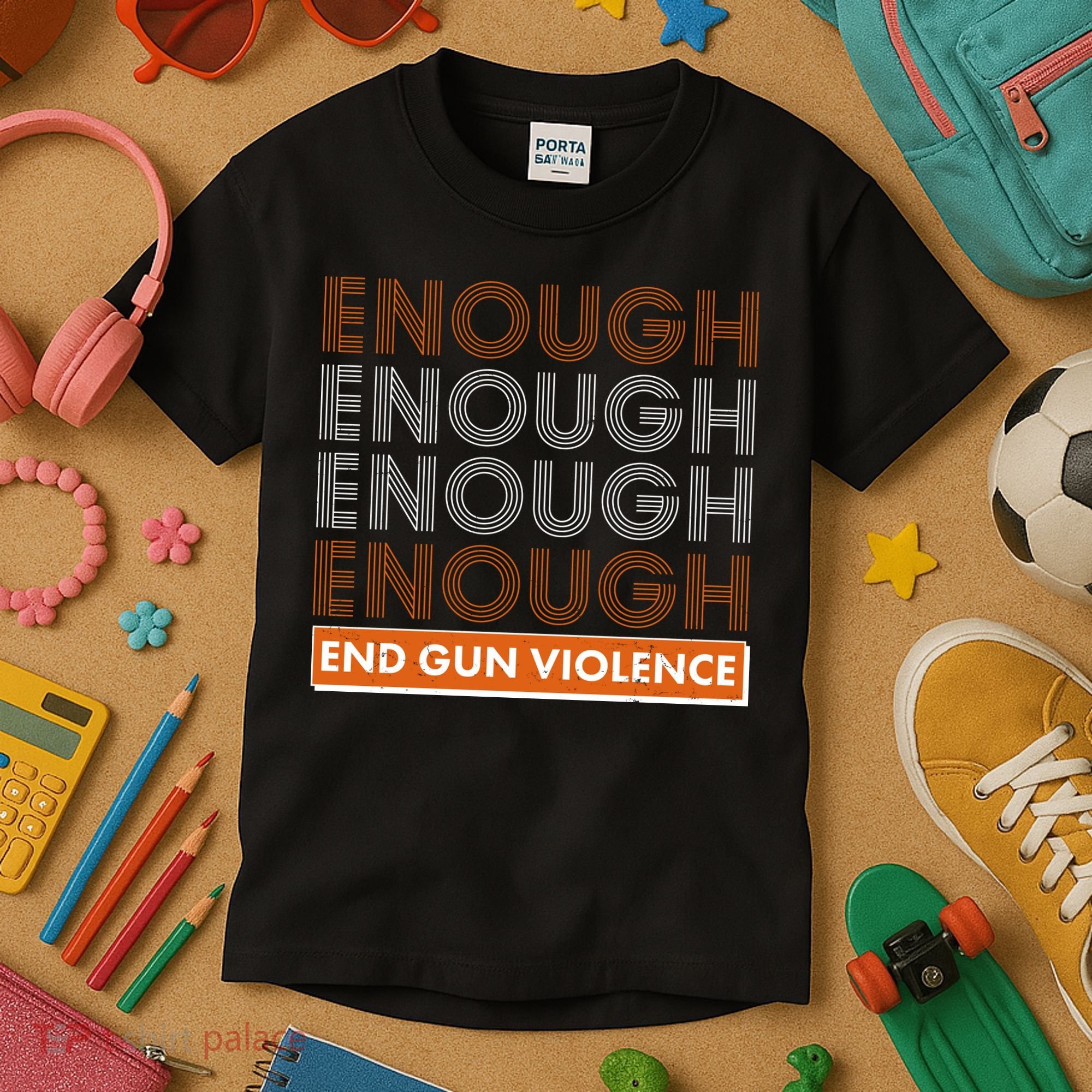 Enough End Gun Violence Kids T-Shirt