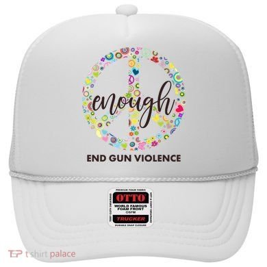 Enough End Gun Violence Peace Sign Hat