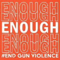 Enough End Gun Violence Awareness Day Wear Orange No To Violence Button thumb 1